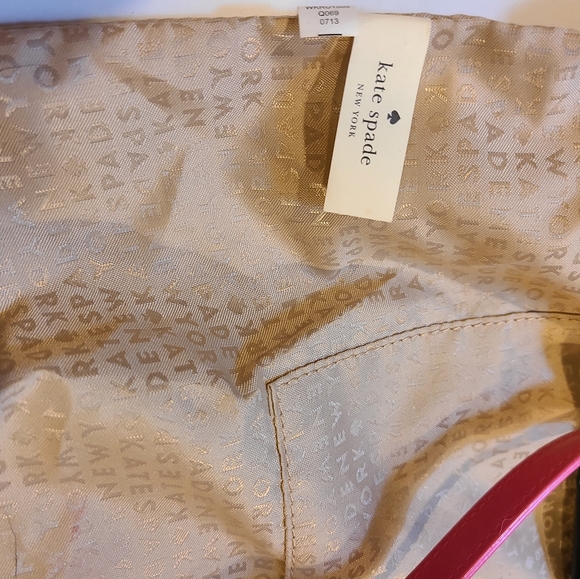 Bkack w/white bows Kate Spade Tote - Picture 4 of 7